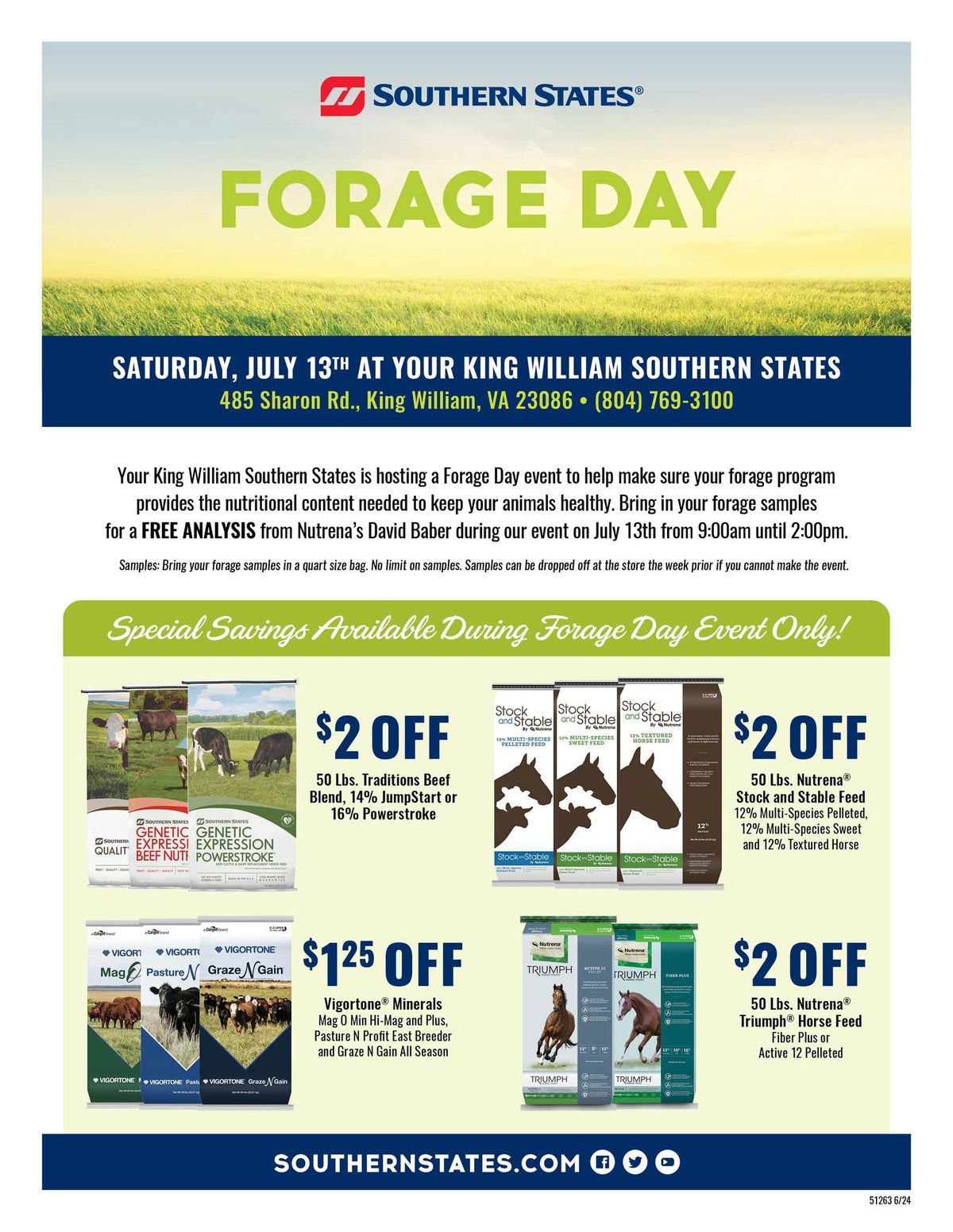 Forage Day at Southern States King William