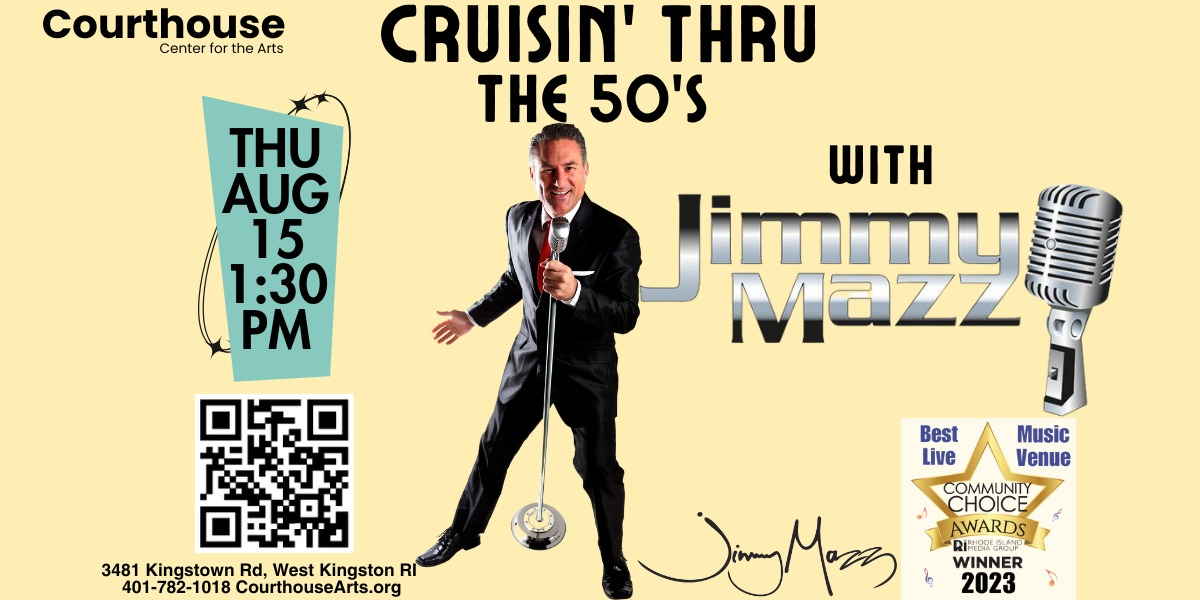 Crusin' Through Hits of the 50's- Jimmy Mazz 8\/15 THU 1:30pm