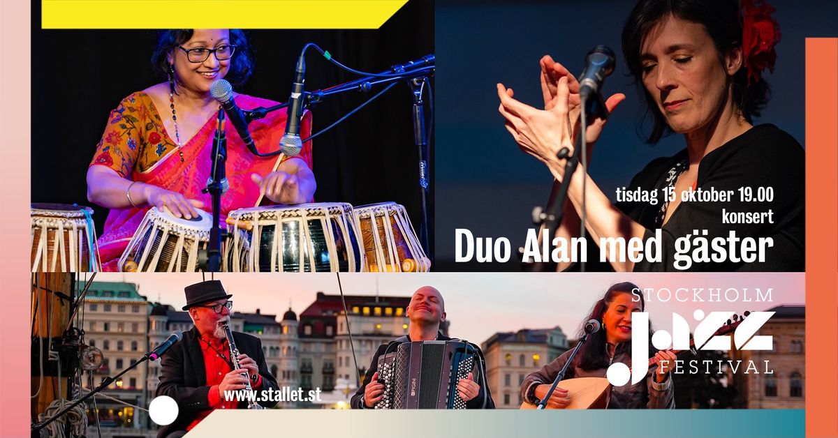 Duo Alan med g\u00e4ster @Stallet V\u00e4rldens Musik