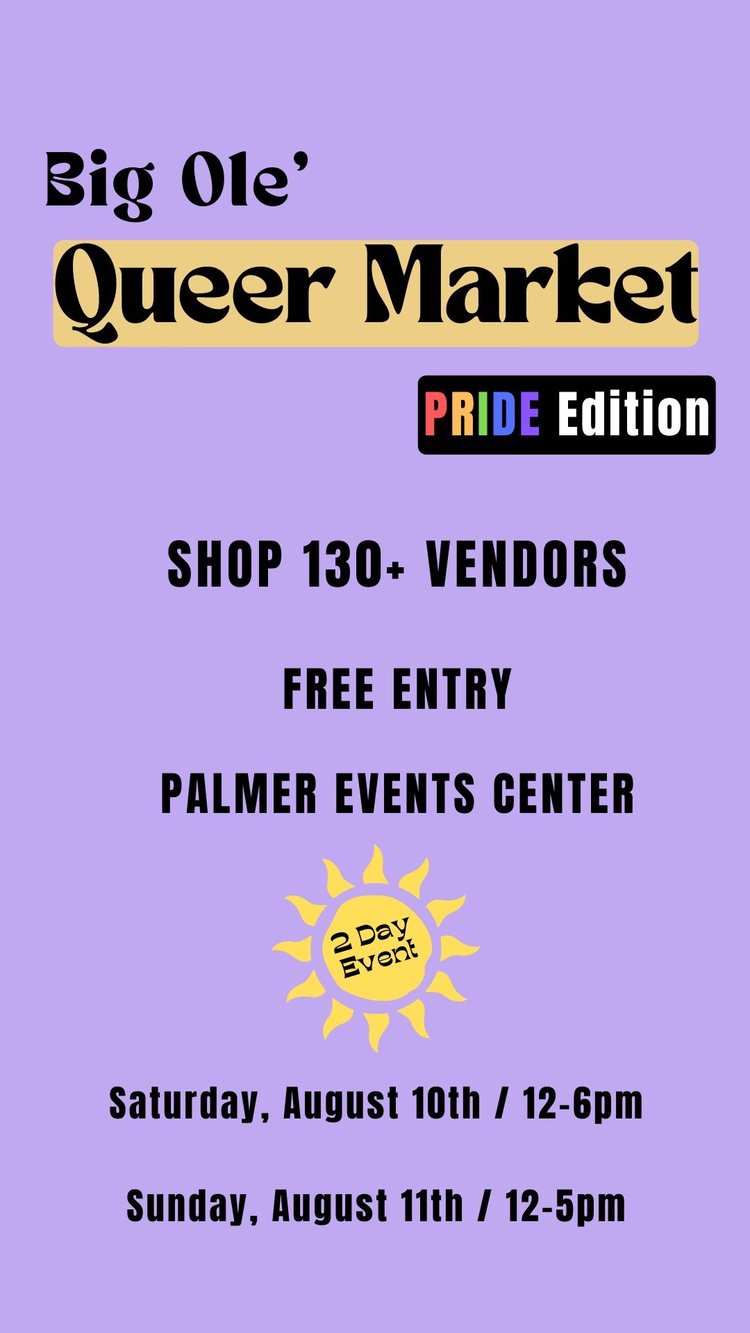 Big Ole Queer Market (Pride 2024)