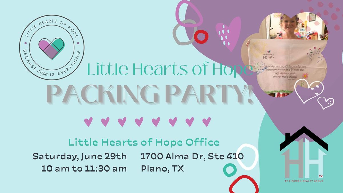 Little Hearts of Hope Packing Party
