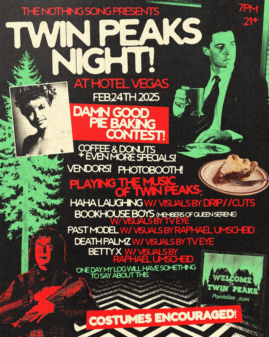 TWIN PEAKS NIGHT at Hotel Vegas