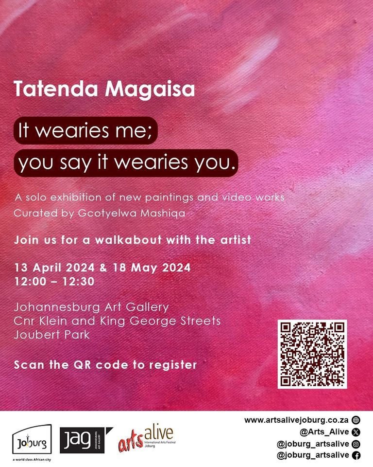 Exhibition Walkabout: It wearies me; you say it wearies you by Tatenda M, Curated by Gotyelwa M