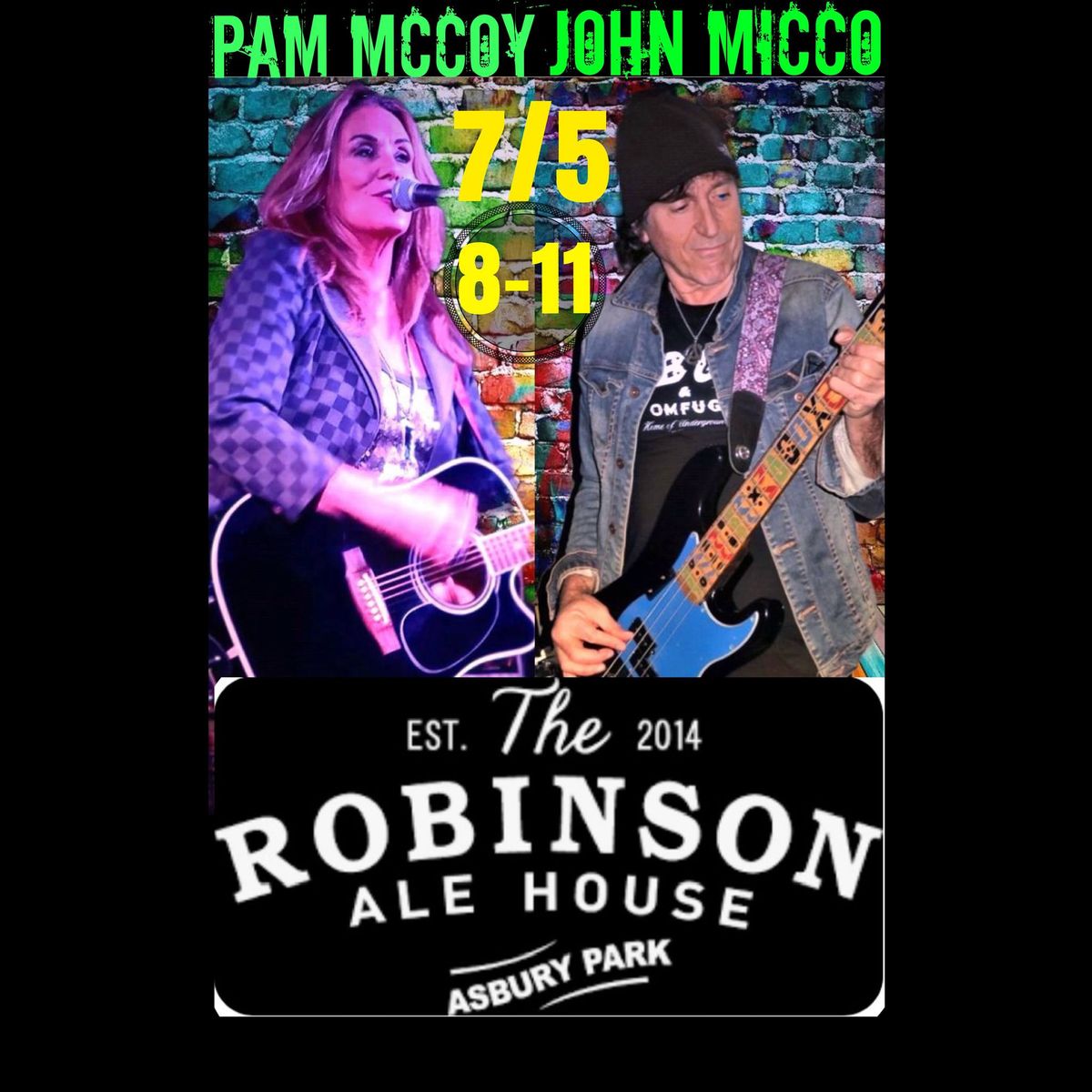 Pam McCoy & John Micco @ Robinson Ale House Asbury