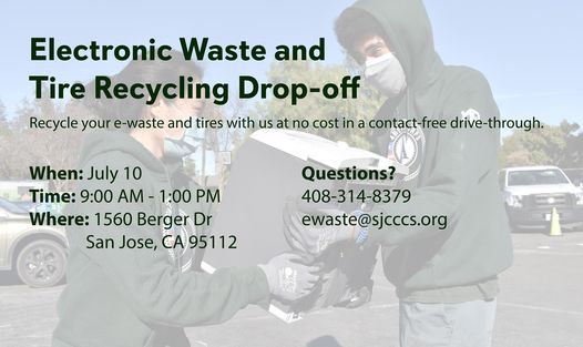 Electronic Waste, Tire, & Mattress Recycling Drop-off