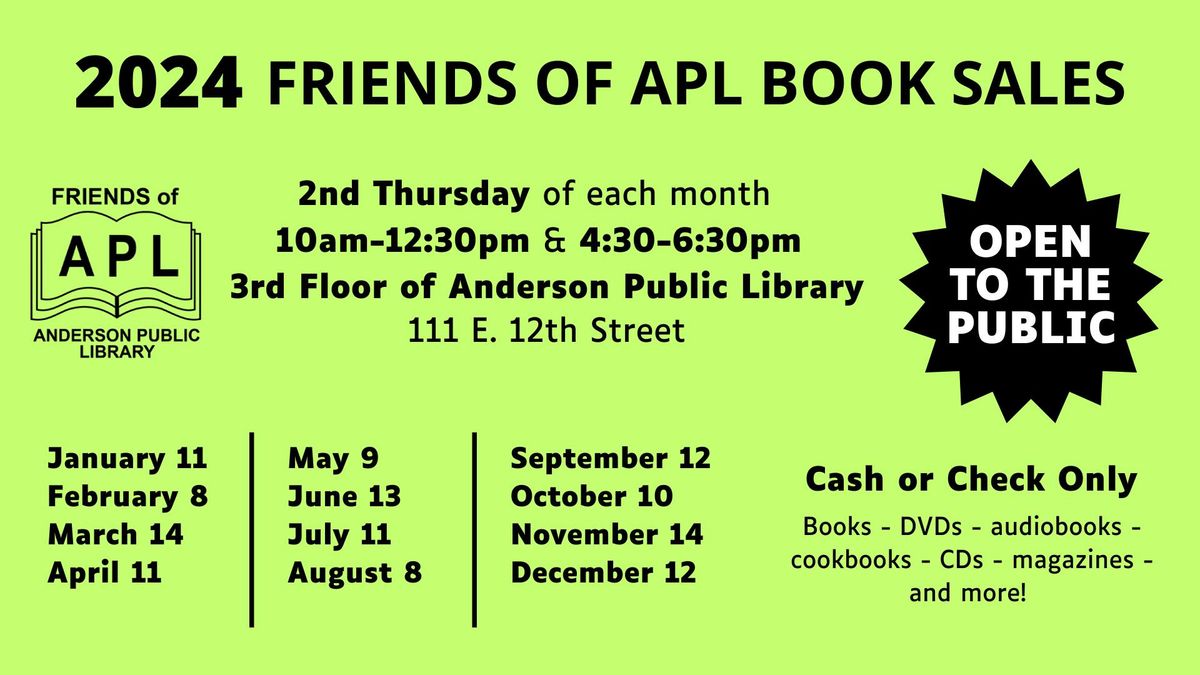 Friends of APL Book Sales