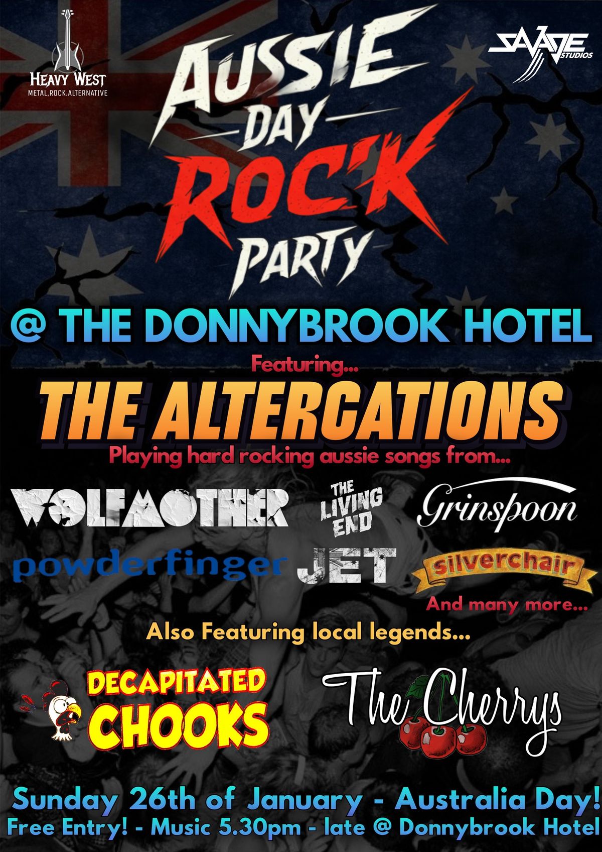 AUSSIE DAY ROCK PARTY!!