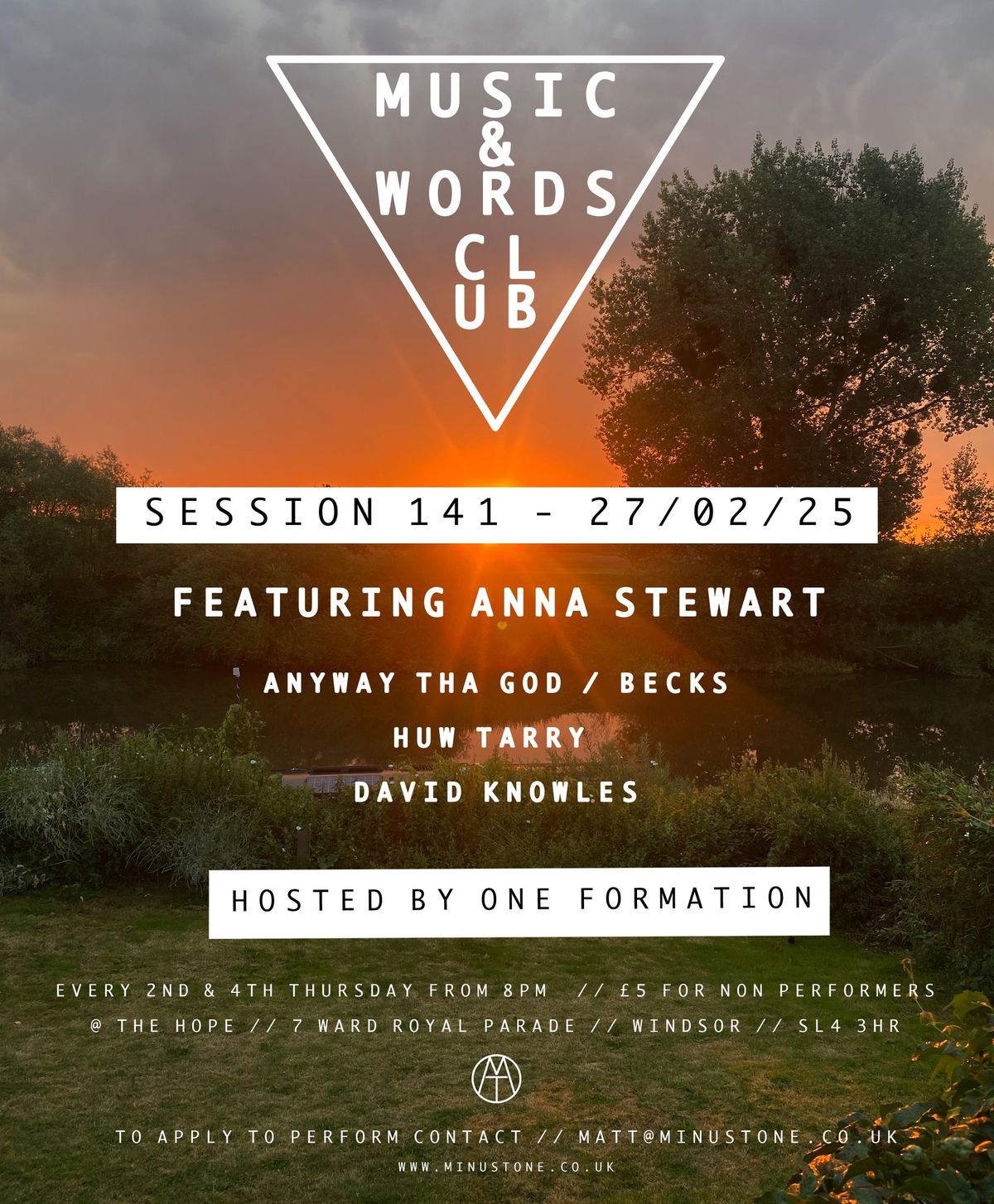 Music & Words Club: Session 141 Featuring Anna Stewart