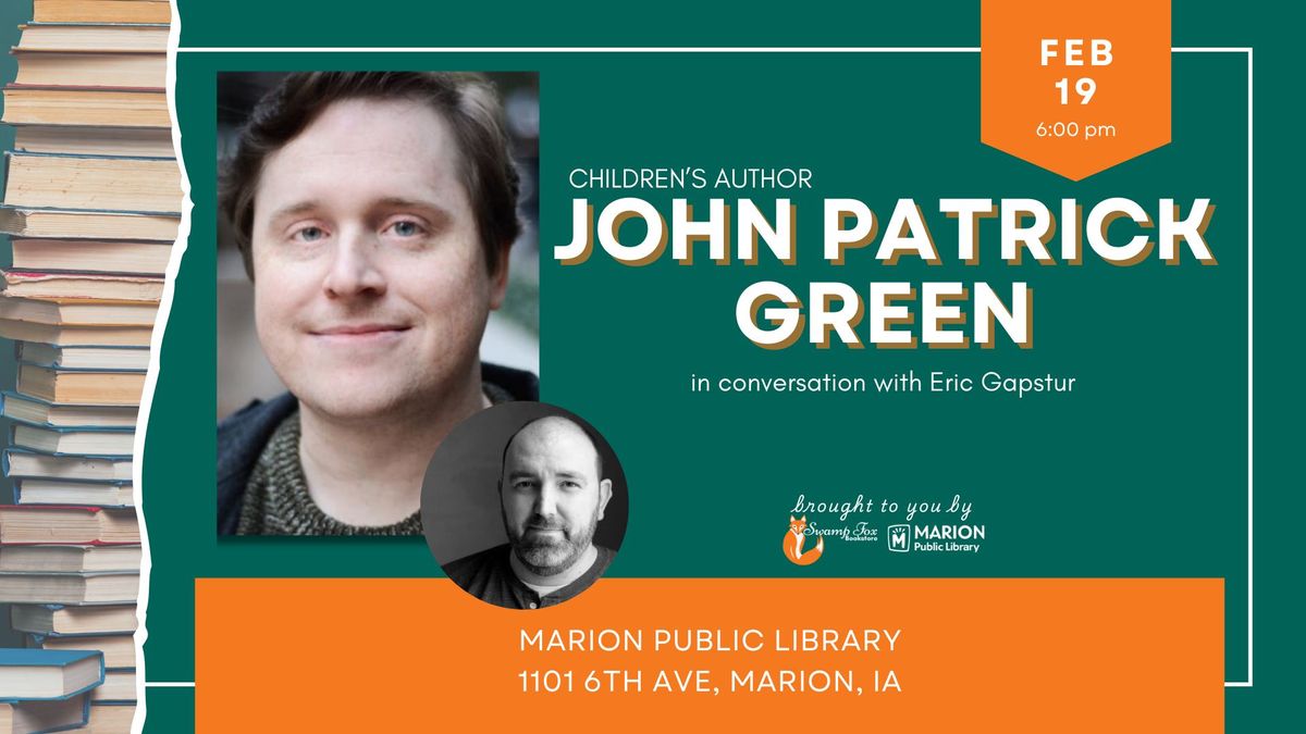 Children's Authors: John Patrick Green in conversation with Eric Gapstur