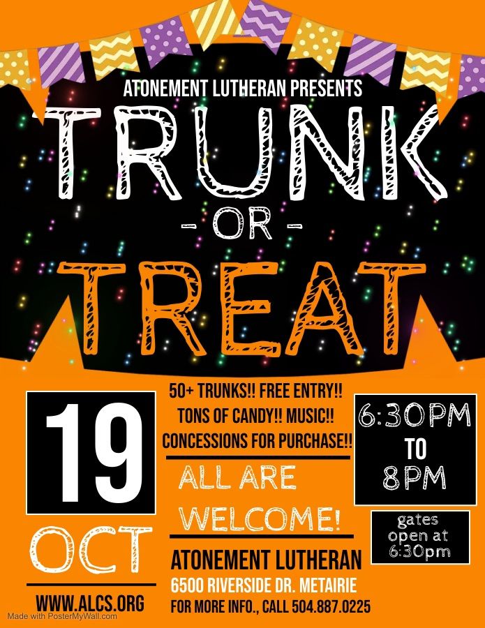 Trunk or Treat at Atonement 2024