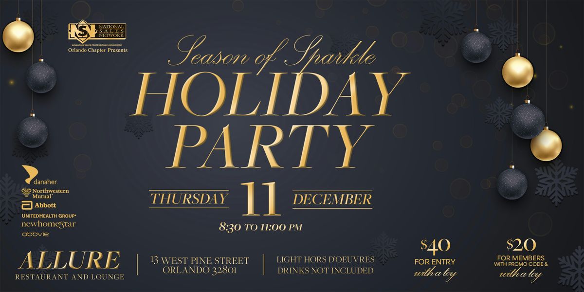 Season of Sparkle Holiday Party and Toy Drive with NSN Orlando