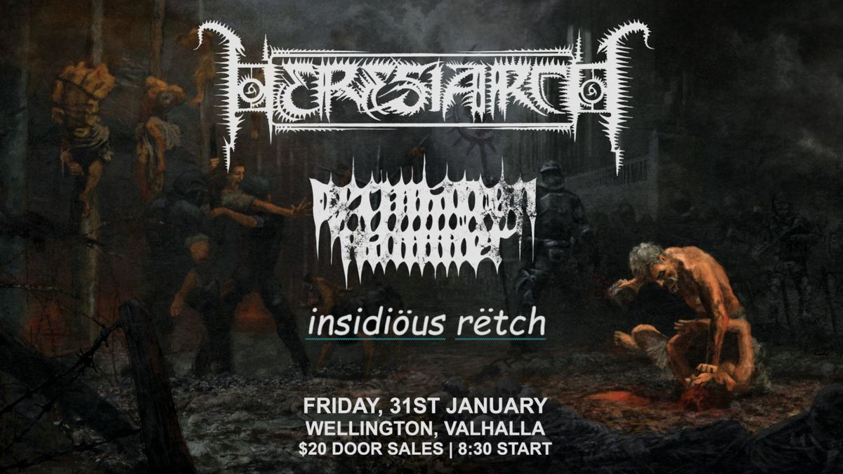 HERESIARCH, DECIMATION HAMMER & INSIDIOUS RETCH