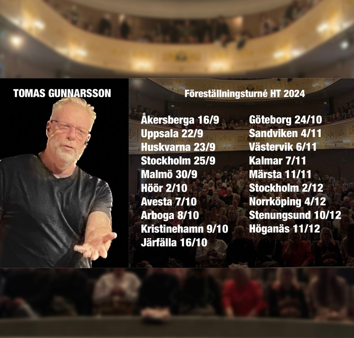 Stockholm Oscarsteatern - Tomas Gunnarsson, Att lyfta sig sj\u00e4lv och andra 