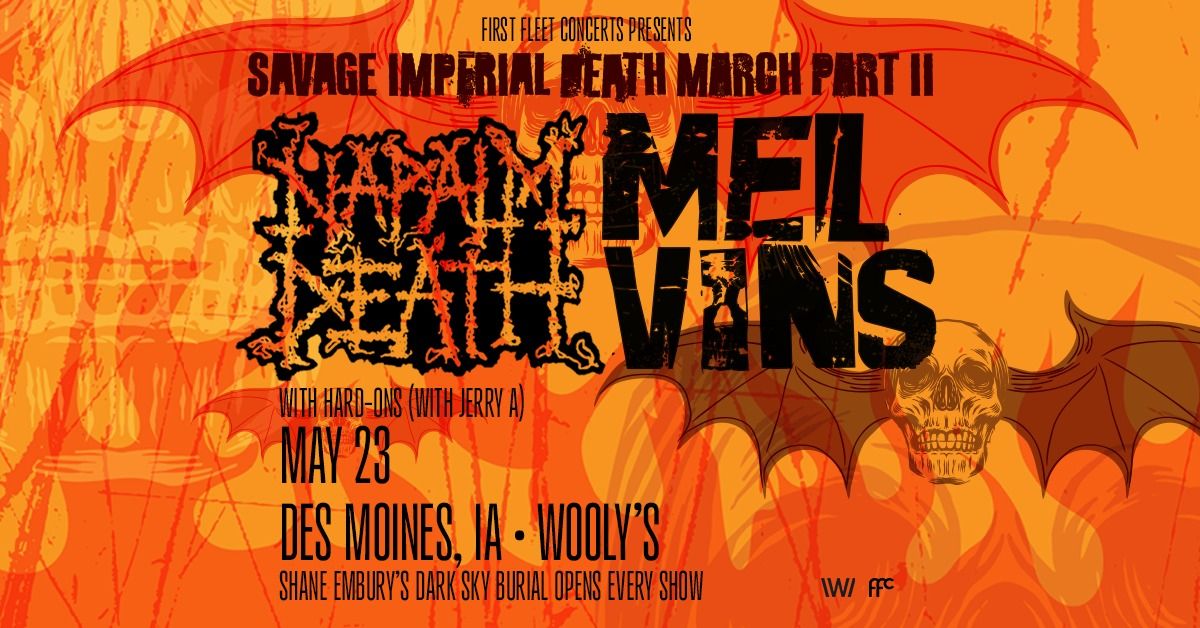 Napalm Death and Melvins with Special Guests at Wooly's