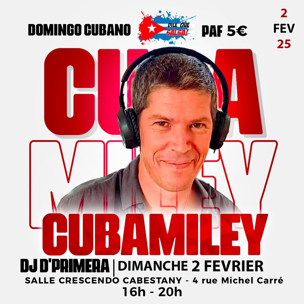 Domingo Cubamiley DJ D'PRIMERA