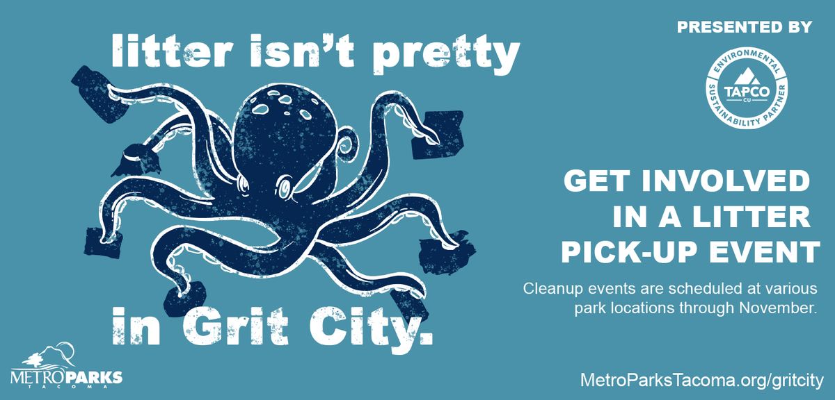 Community Litter Cleanup at Puget Park\/Gulch