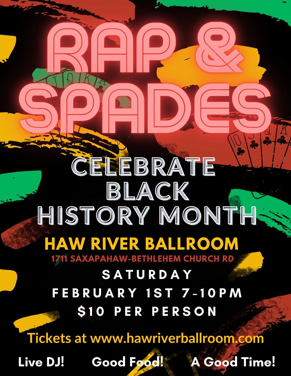 Rap & Spades: Celebrate Black History Month