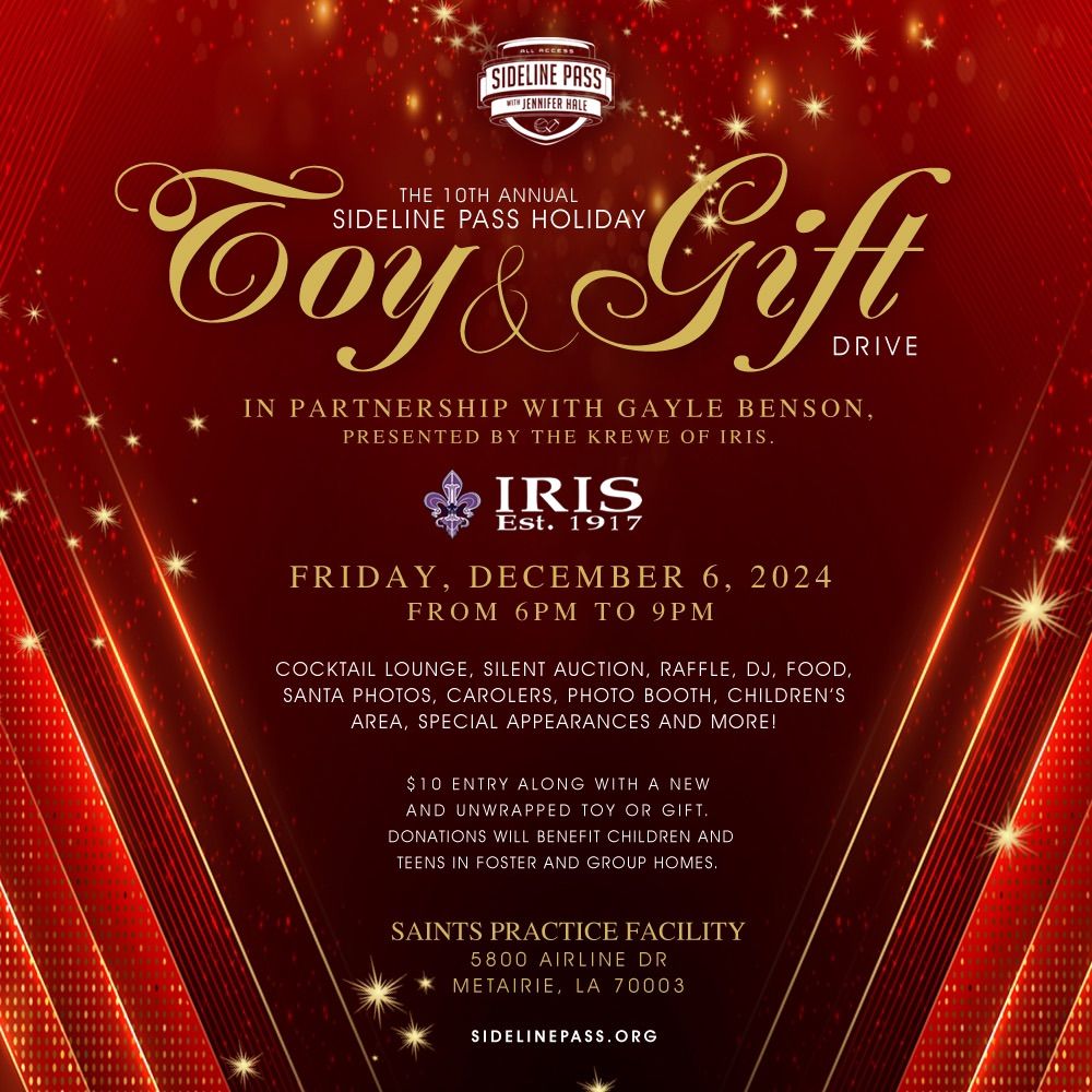 The 10th Annual Sideline Pass  Holiday Toy & Gift Drive