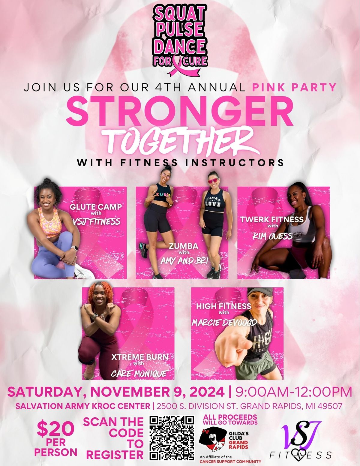 Squat, Pulse and Dance for a Cure: Stronger Together