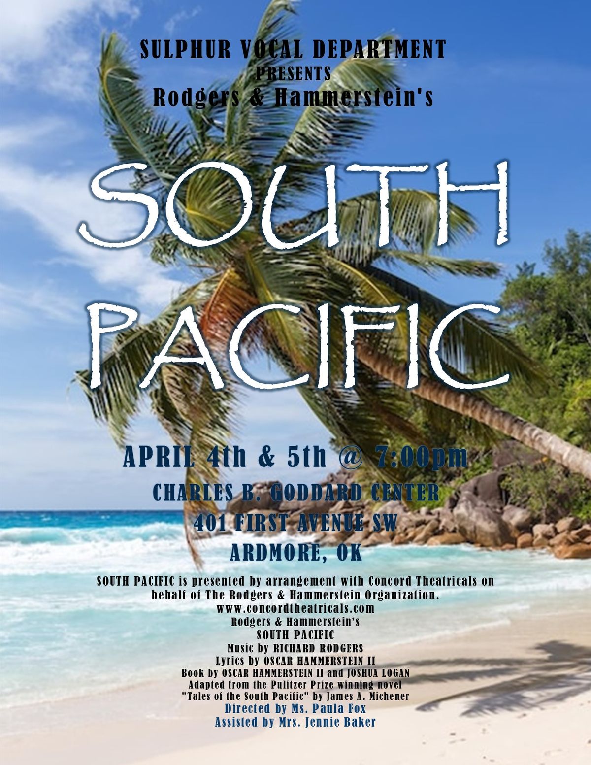 SHS presents "SOUTH PACIFIC"