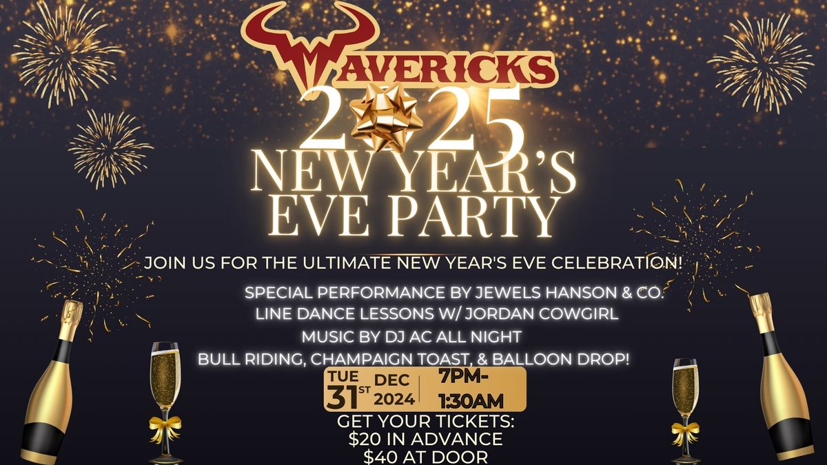 NEW YEARS EVE: Live Music with Jewels Hanson & Co. & Line Dancing with Jordan