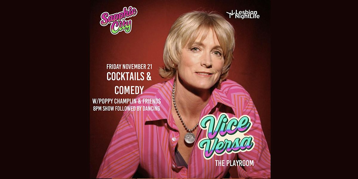 Cocktails & Comedy -LesbianNightLife - Sapphic City