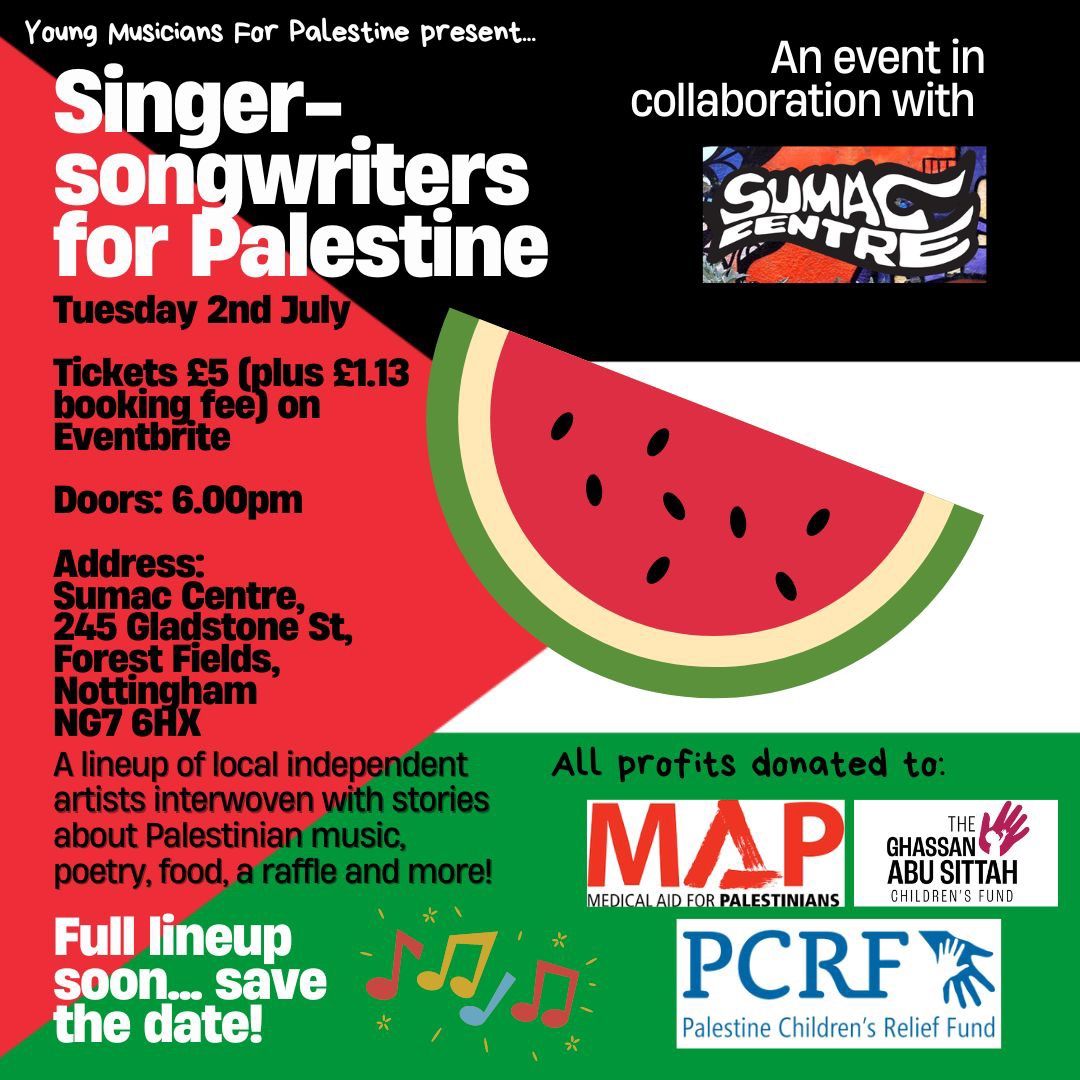 Singer-Songwriters for Palestine!