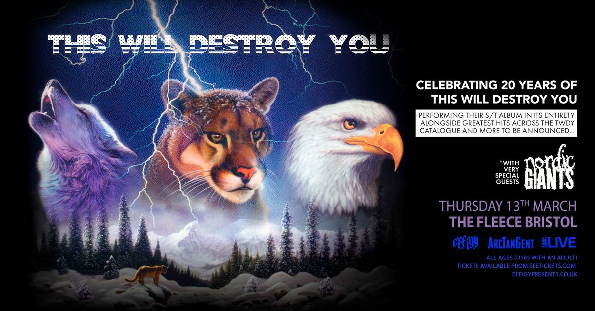 This Will Destroy You - 20th anniversary show, plus Nordic Giants at The Fleece, Bristol