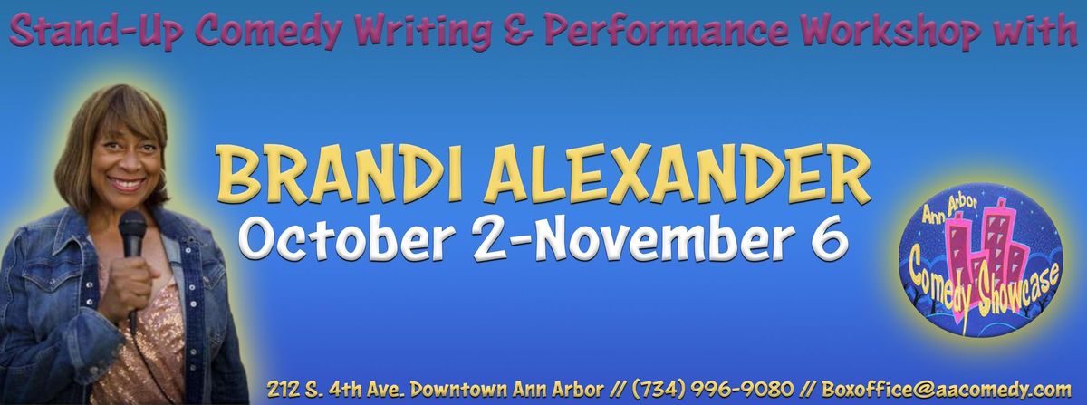 Stand-Up Comedy Writing & Performance Workshop with Brandi Alexander