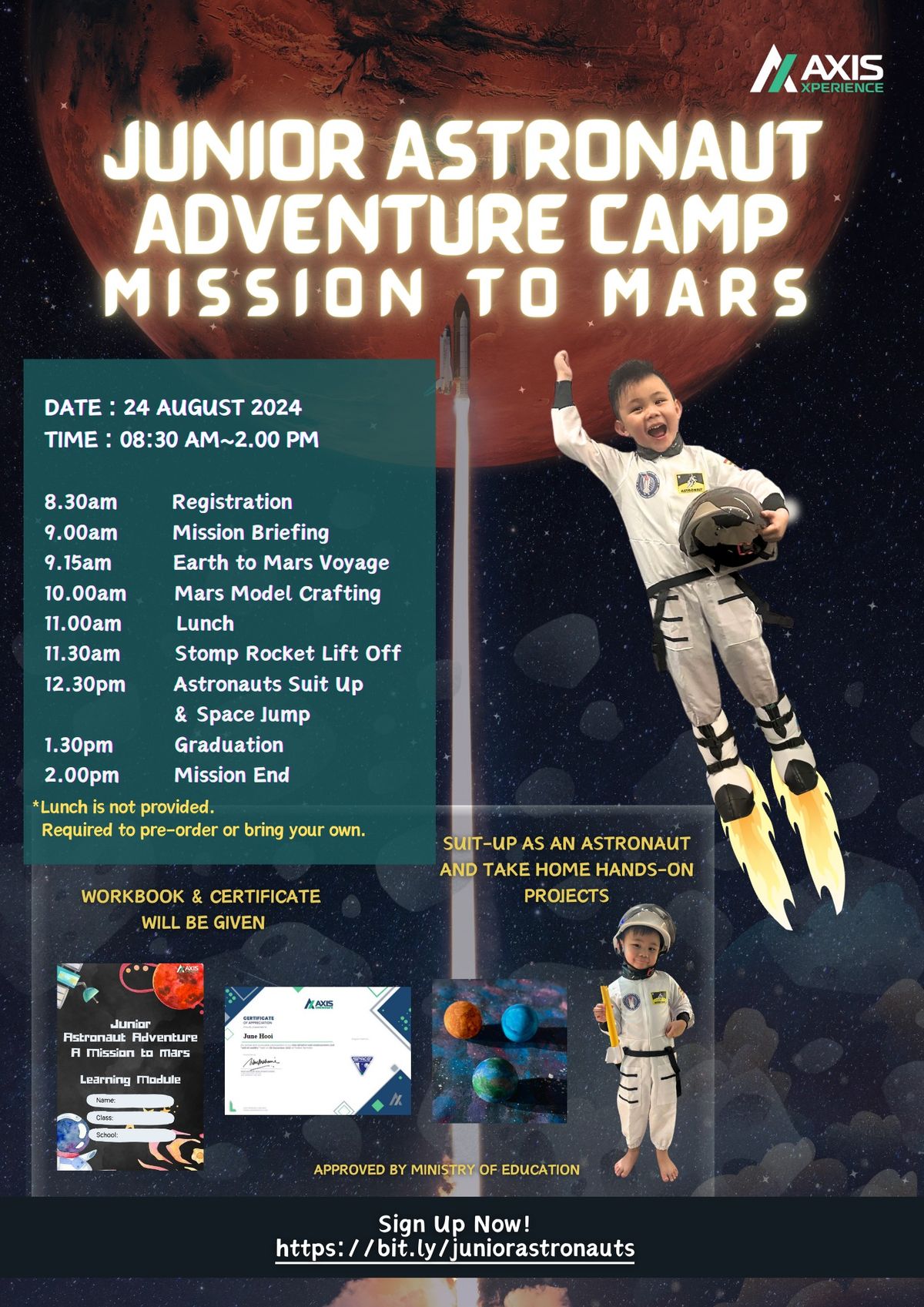 Junior Astronauts Adventure Camp - Mission to Mars