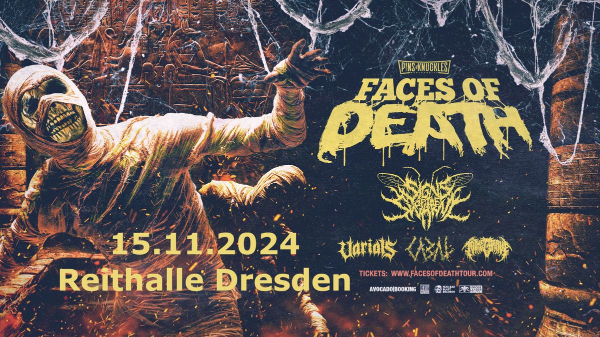 + Pins & Knuckles Faces Of Death Tour 2024 - Reithalle Dresden