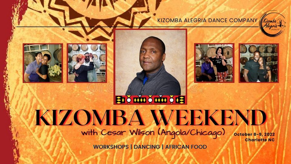Kizomba Alegria Weekender with Cesar Wilson | Oct 8-9, 2022 | Charlotte NC