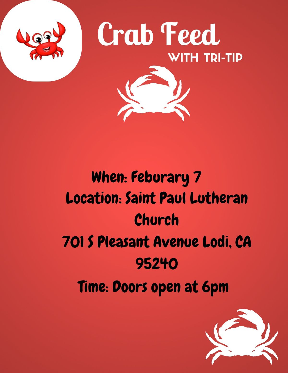 Crab Feed WITH TRI-TIP