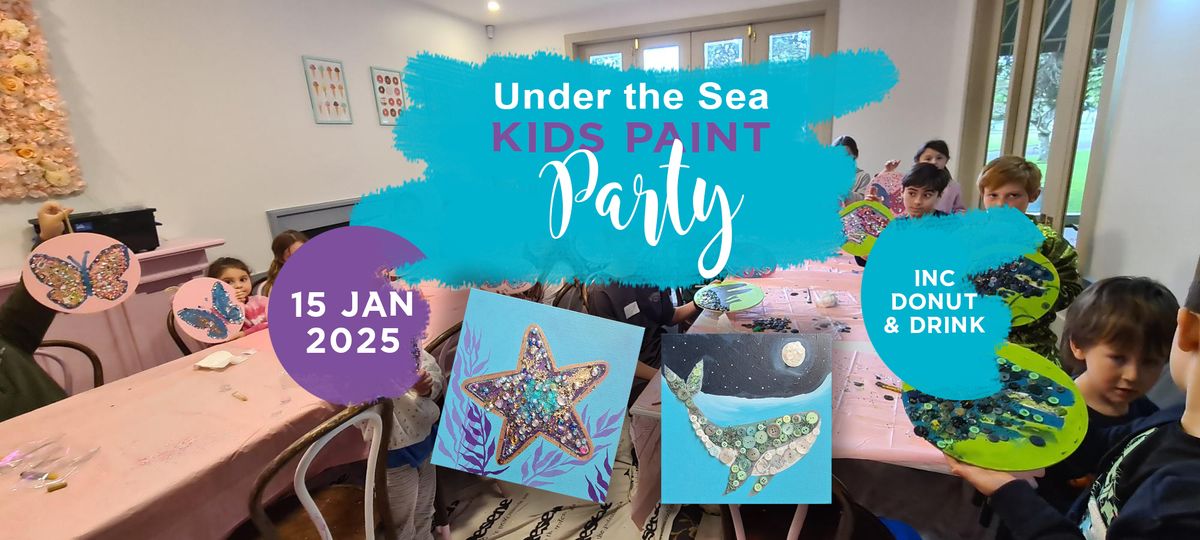 Under the Sea Kids Paint Party