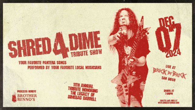 Shred For Dime Tribute Show at Brick by Brick