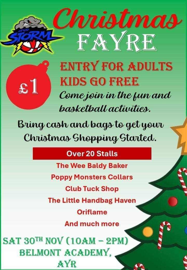 Ayr Storm Christmas Fayre