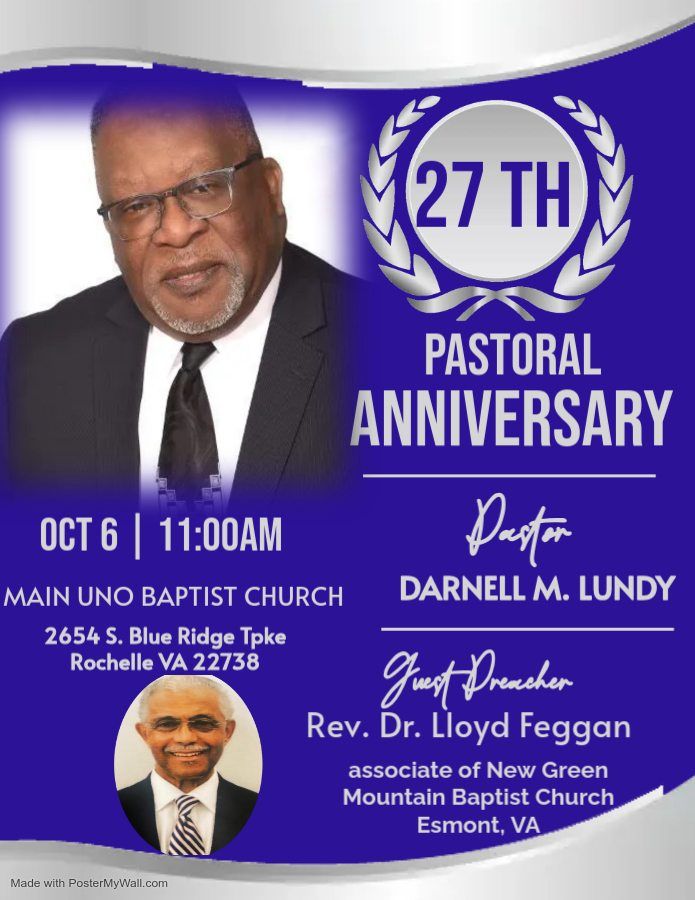 Pastor's 27th Anniversary Celebration