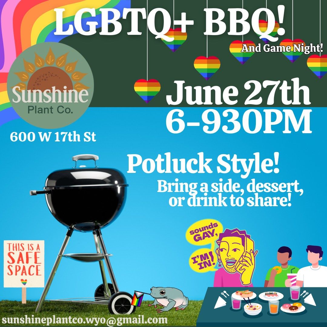 Pride Potluck & Game Night: BBQ!