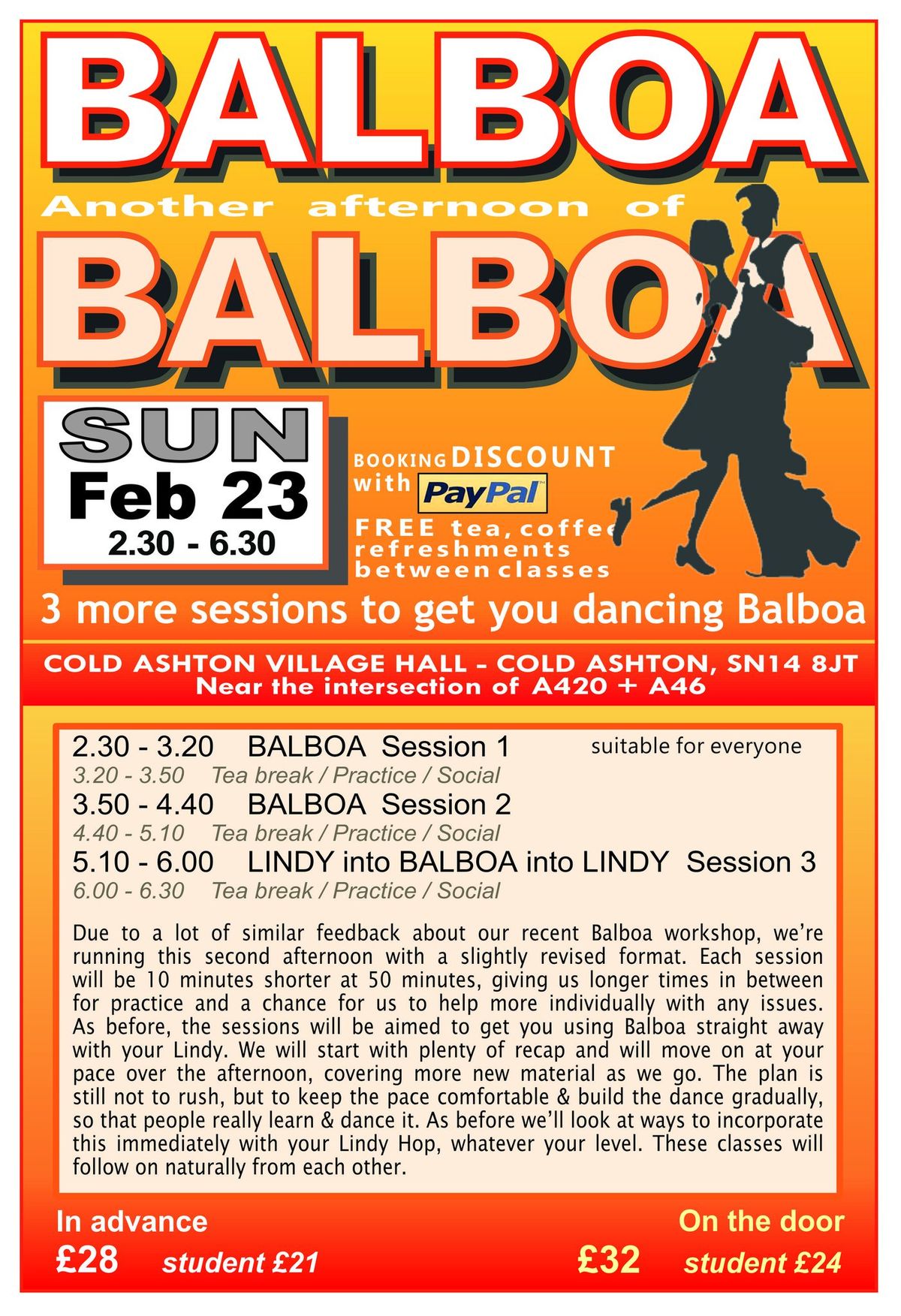 ANOTHER AFTERNOON of BALBOA + how to switch from Lindy to Balboa so you can use it straight away