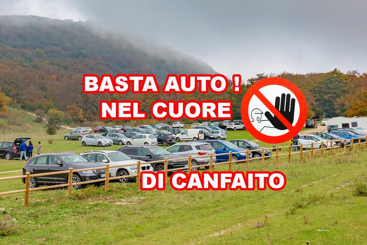 Basta con le Auto nel Cuore di Canfaito