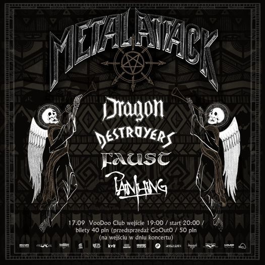 Metal Attack - koncert Dragon, Destroyers, Faust, Painthing