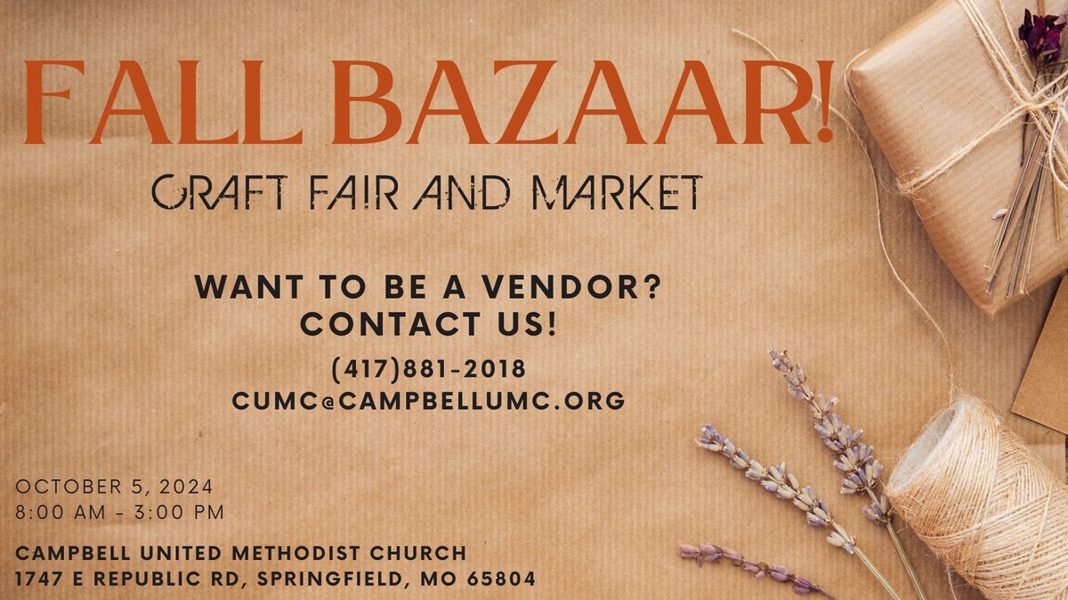 Fall Bazaar