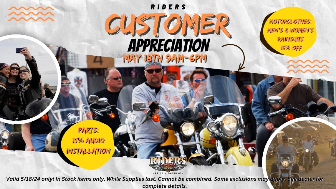 May Customer Appreciation Event 