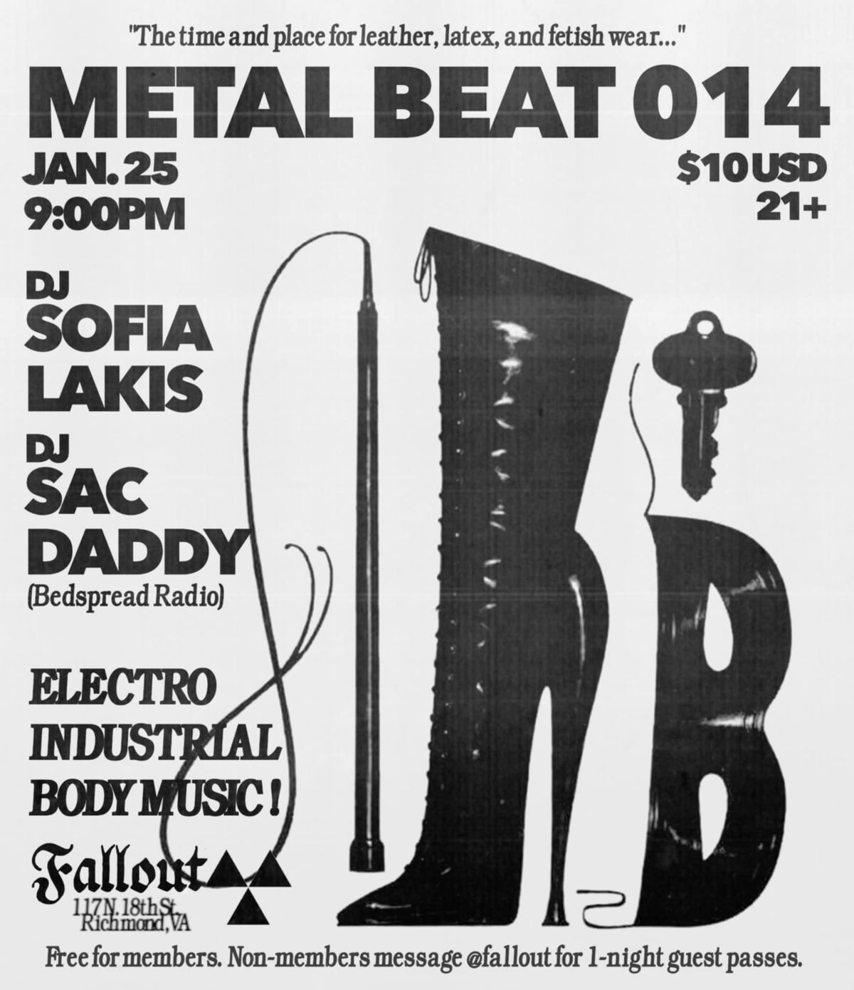 Metal Beat 014: DJ Sofia Lakis &  Sac Daddy