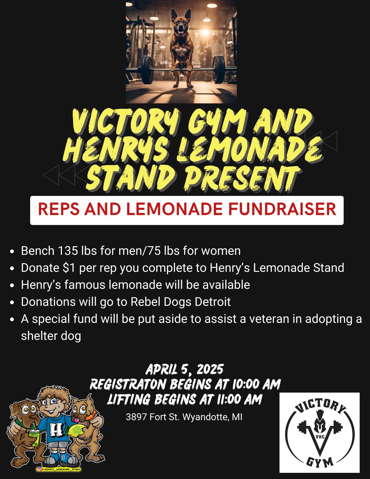 Reps and Lemonade Fundraiser