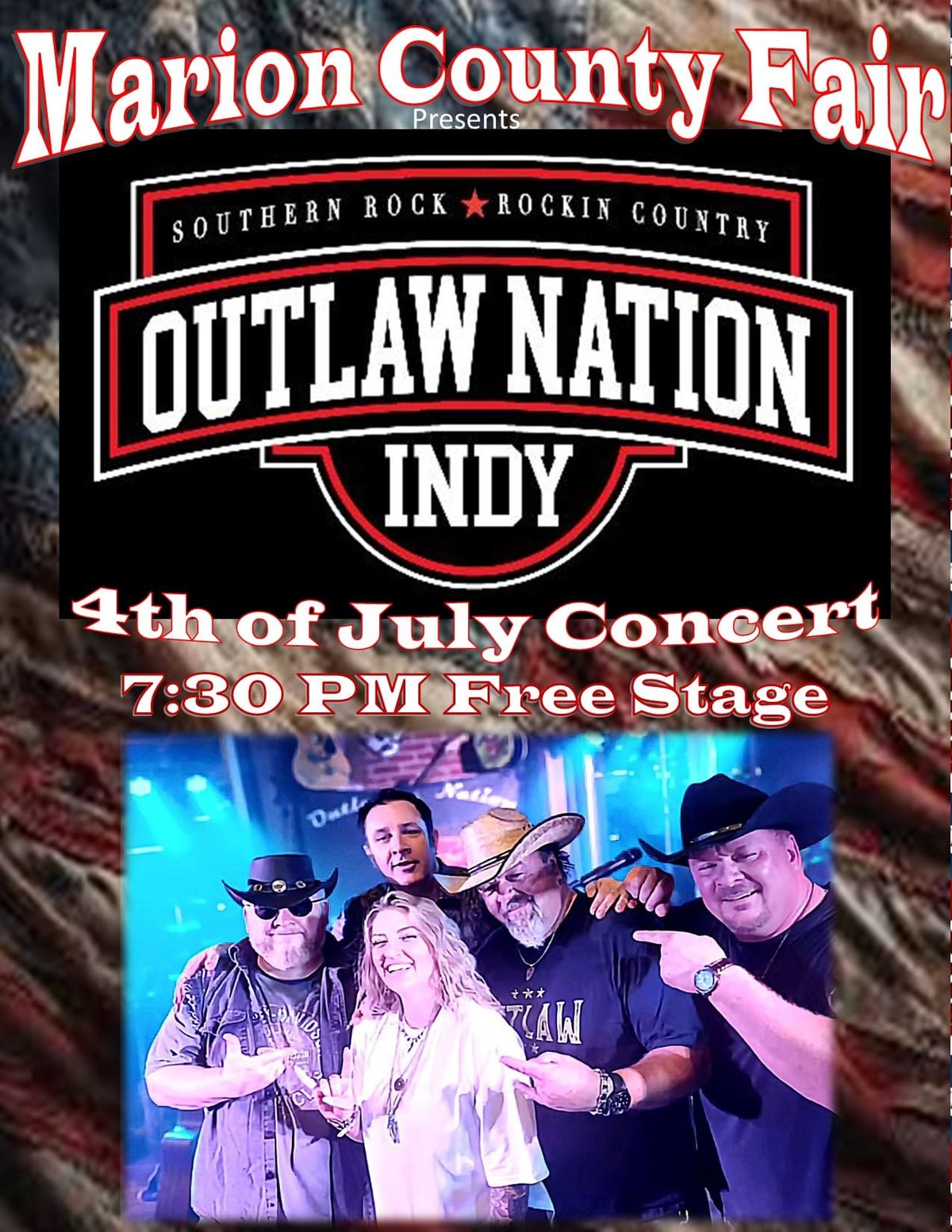Marion County Fair presents Outlaw Nation Indy
