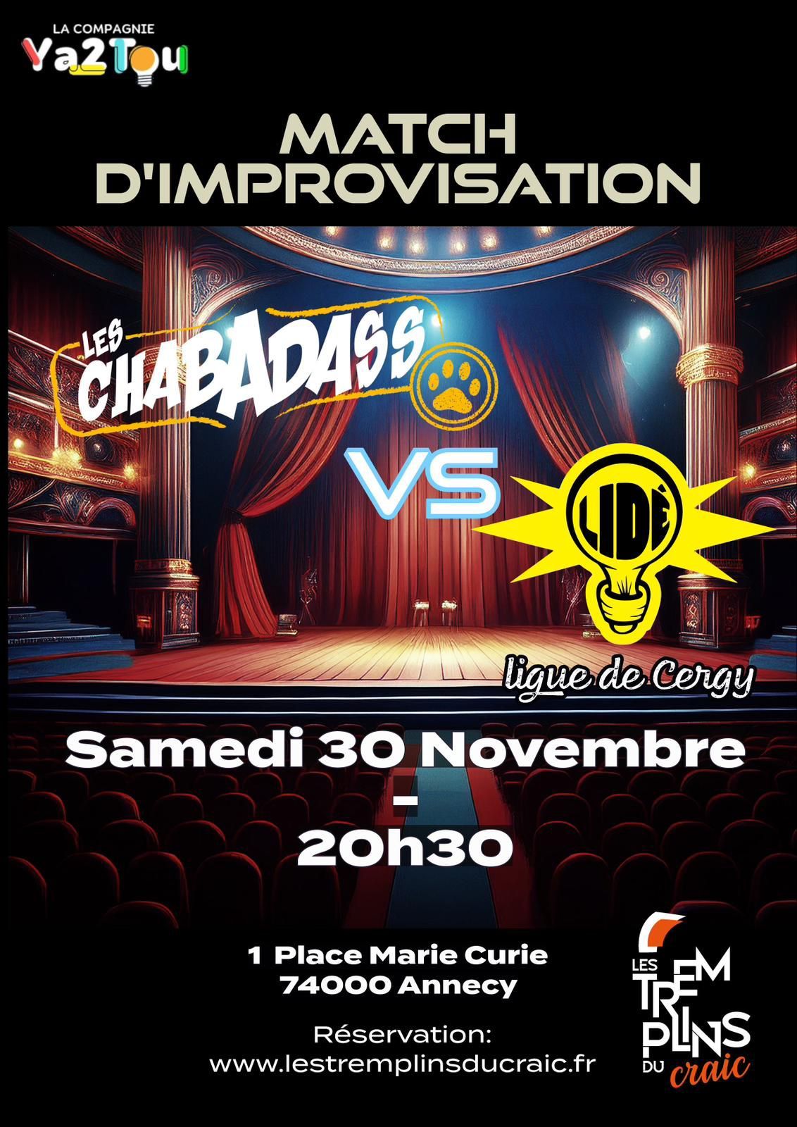 Match d'improvisation : Haute-Savoie versus Paris