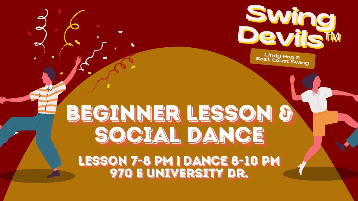 Swing Devils\u2122 Beginner Lesson & Social Dance