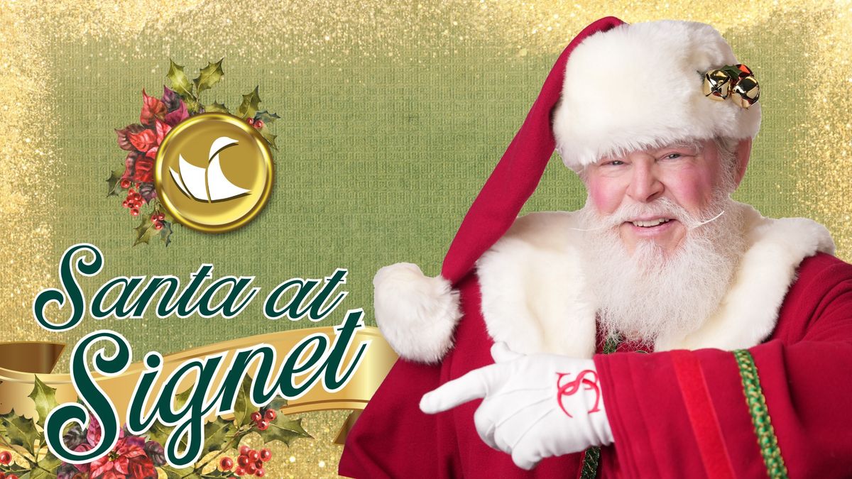 Santa at Signet! 