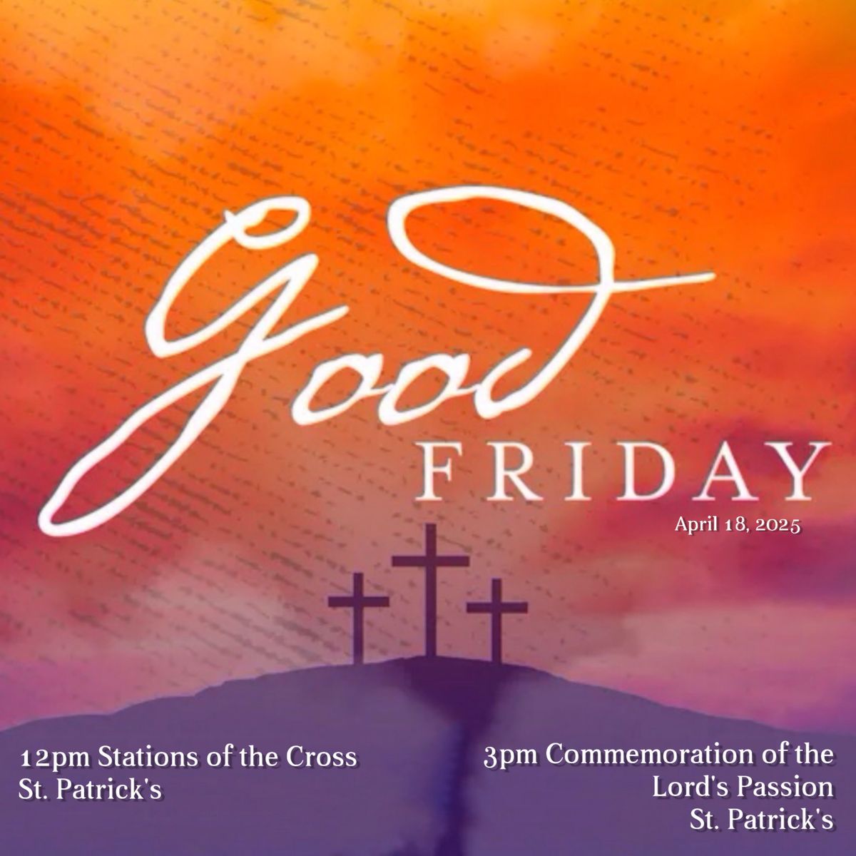 Good Friday Service